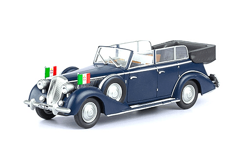 lancia astura 1:43, coleccion coches militates de la segunda guerra mundial altaya españa