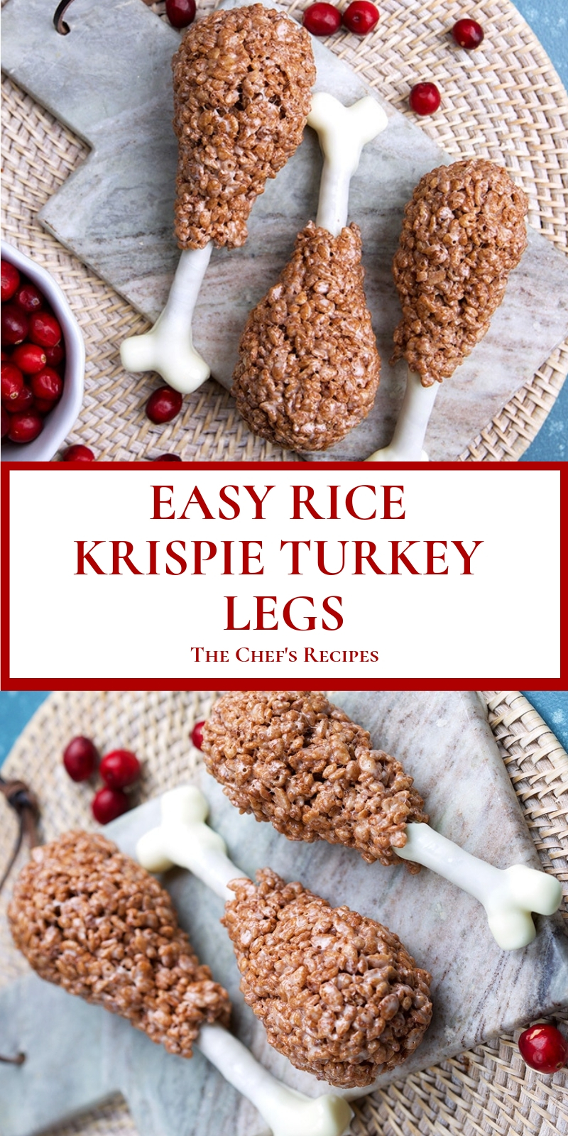 EASY RICE KRISPIE TURKEY LEGS