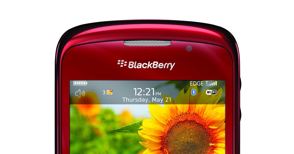 Blackberry Curve 8520 Ruby Red and White Out in the ...