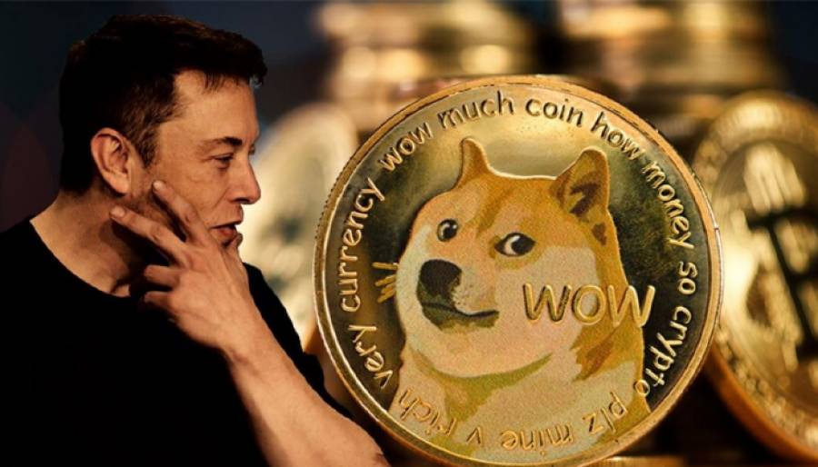 A tweet from Elon Musk, the digital currency Dodgecoin's price rose to a record