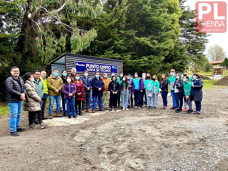 Se inauguró el primer punto de reciclaje en "Islote Rupanco"