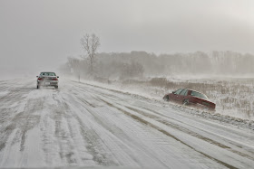 stranded car