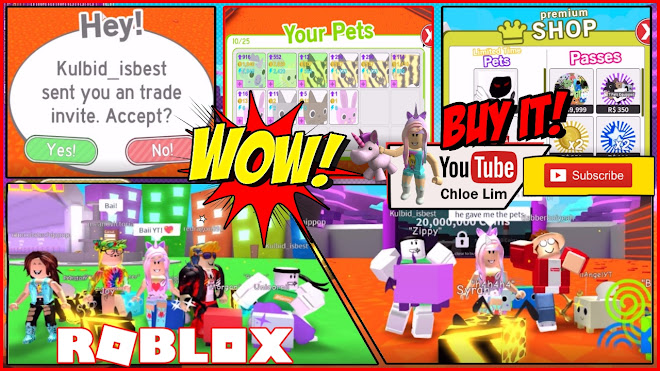 Chloe Tuber Roblox Pet Simulator Gameplay Trading Update Shout Out To Kulbid Isbest Loud Scream Warning - roblox pet simulator how to get more pets out