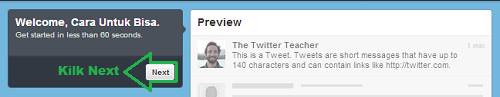 Cara Mendaftar Twitter Langkah 3