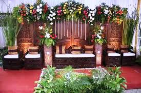 dekorasi wedding di rumah