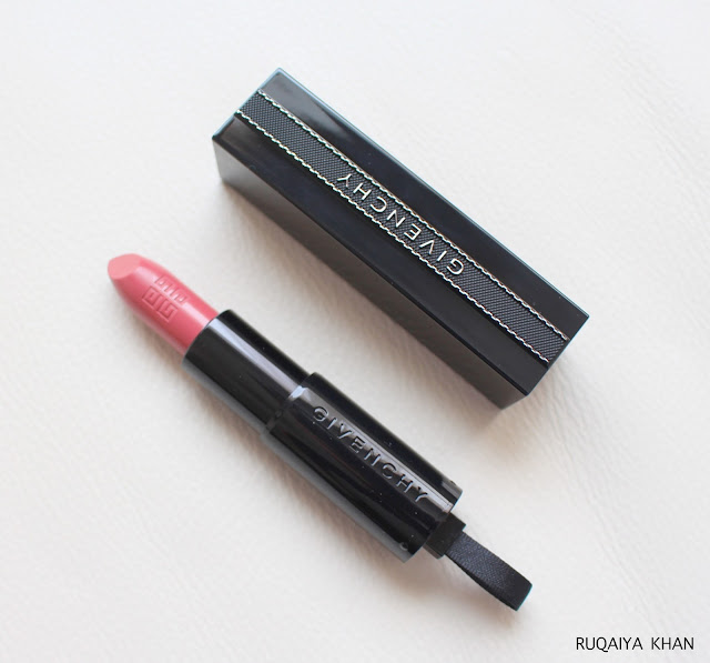 GIVENCHY Rouge Interdit Satin Lipstick in ROSE NOCTURNE 06 Review and Swatches