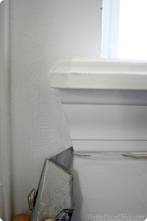 removing window trim