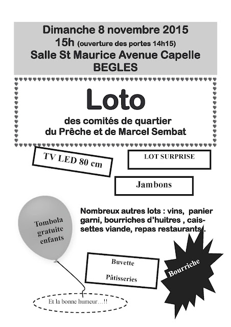 Loto comités de quartier Bègles