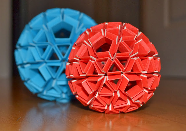 Kusudama Icosaedro truncado Heinz Strobl