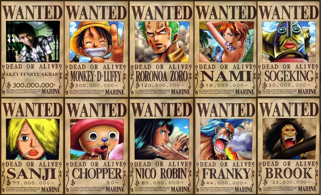 Buy One Piece Wanted Posters  KOLEKSI GAMBAR ONE PIECE