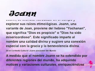 significado del nombre Joann