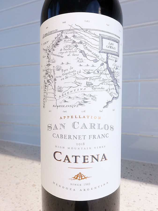 Catena Appellation San Carlos Cabernet Franc 2018 (91 pts)