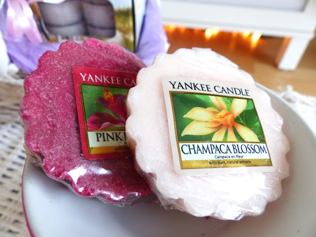 Pink Hibiscus, Champaca Blossom - Recenzja wosków Yankee Candle