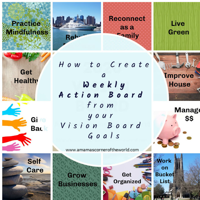 Pin this Post to Help Create an Action Board from your Vision Board