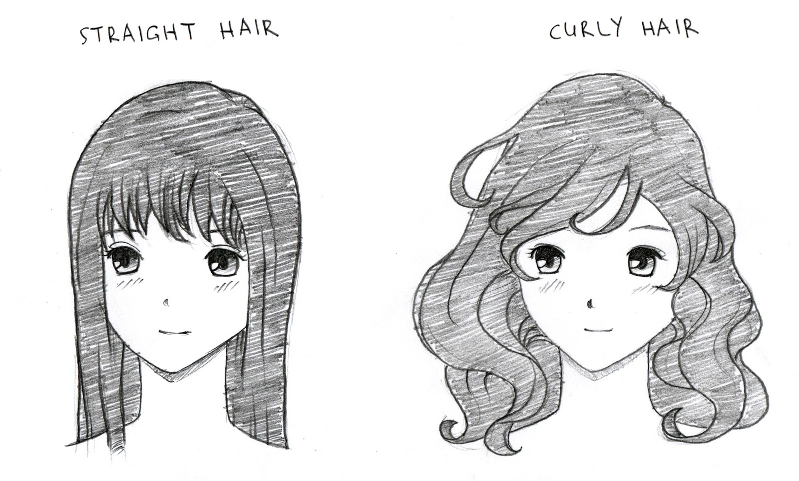 36 HQ Pictures Anime Wavy Hair Sketch - Mermaid hair color drawing Hair!! blue wavy long hair. Fun ...