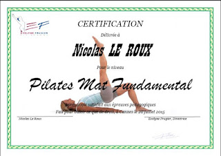 Diplôme de Pilates