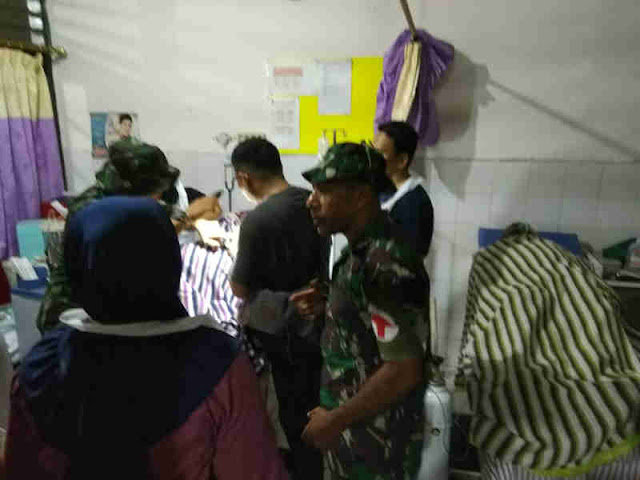 Kesehatan Kodam (Kesdam) Cenderawasih Bangun Posko Kesehatan di Sentani