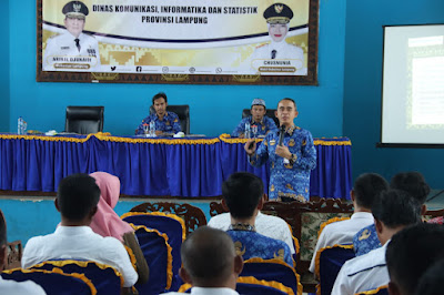 Diskominfotik Lampung Gelar Pembinaan Kelompok Informasi Masyarakat di Kabupaten Pesisir Barat
