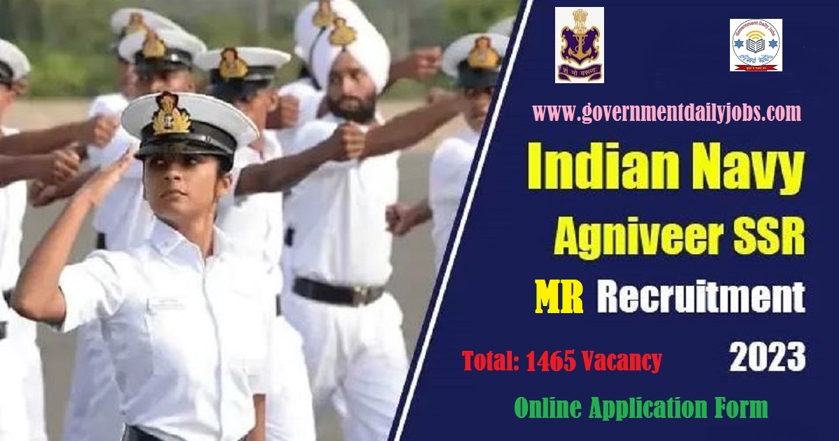 INDIAN NAVY AGNIVEER SSR RECRUITMENT 2023