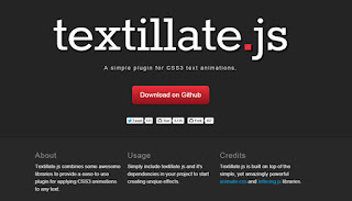 textillate js javascript