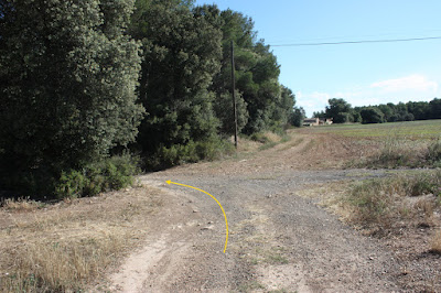 GR-7 BELLPRAT A JORBA (PONT DEL GANXO), camí de la remugosa al terme municipal d'Argençola i a tocar del Mas de Cal Biosca de la Nou