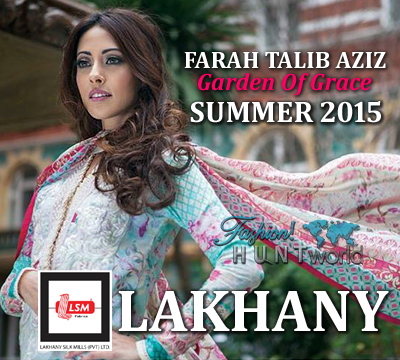 Farah Talib Aziz 'Garden Of Grace' Summer Collection 2015 By LSM Fabrics