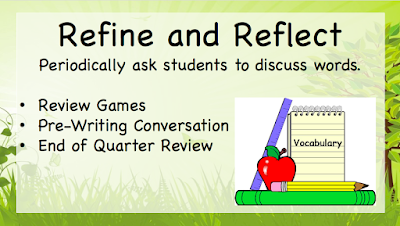 As we discussed in Part One research says children that struggle with comprehension also struggle with vocabulary.  This three part series lends quick and easy ways to expand your students' vocabulary and also strengthen their overall comprehension.  Please revisit Sowing The Seeds Of Vocabulary (Part One) to help you understand and implement vocabulary in your classroom.  This post (Part Two) will remind you how important it is to use Marzano's Vocabulary Process and Multiple Intelligence Theory to reach all students!