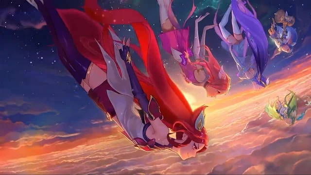 Download Star Guardians Burning Bright Wallpaper Engine