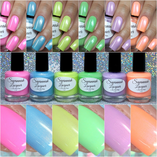 Savannah Lacquer - Salt Water Taffy Collection