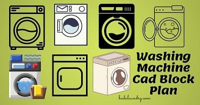 Washing Machine CAD Block