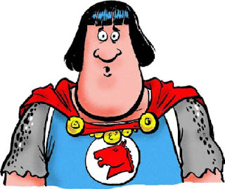 Tank Mcnamara as Prince Valiant which replaced the strip in The Houston Chronicle.