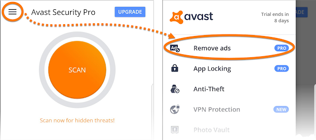 Avast Mobile Security Pro للأندرويد,