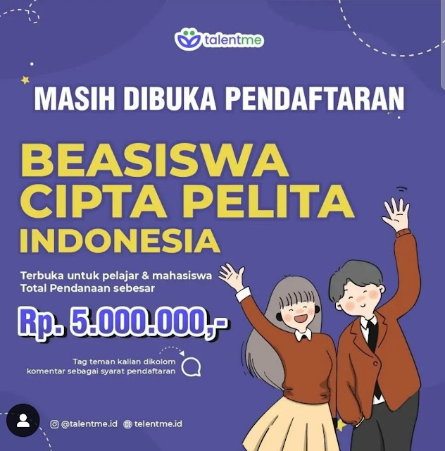 Beasiswa CiPta Pelita Indonesia