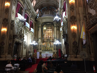 Nave da igreja do santíssimo sacramento da antiga sé