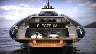 the latest innovative yacht design that can "fly" at $86 million Designed by Italian studio Lazzarini Design, the Blektrum Yacht is the latest in a number of radical superyacht designs. The 74-meter-long yacht is powered by a hydrofoil system, can lift itself above the surface of the water, and appears to "fly" at high speeds.  Italian studio Lazzarini Design has unveiled an inspiring and innovative luxury yacht design within its latest series of inventions.  Dubbed the Plectrum, the yacht measures 74 meters in length and is powered by a hydrofoil system.  Plectrum can lift itself above the surface of the water, appearing to "fly" at high speeds.  The Italian studio team said the design of the yacht was largely inspired by the single-hull sailboats that participated in the international America's Cup sailing yacht competition.  But instead of being propelled by the wind like a sailing yacht, this bright orange megayacht is powered by three hydrogen engines, each with a maximum power of 5,000 horsepower.  Although the design is only a concept, the designers said it could be built in two years at an estimated cost of $86m (€80m) if a buyer can be found.  "We would like to remind you that in 1964 the shipbuilding industry was actually able to build similar ships," the designers said in a statement.  Of course, the metal fin system can be adjusted based on 'navigational needs', as they can be extended from 15m wide when anchored to the yacht's mooring berth to 20m from the transom when open, while the yacht is sailing at high speed.  Made from a combination of dry carbon fiber composite materials, the lightweight yacht is designed to be the fastest of its kind and will have the ability to achieve a top speed of 75 knots.  As for amenities on board the yacht, it will be equipped with six cabins for guests, a suite for the owner of the ship, a helipad, in addition to a beach club, and a swimming pool over its four levels.  The Plectrum is the latest in a number of radical superyacht designs from Lazzarini.