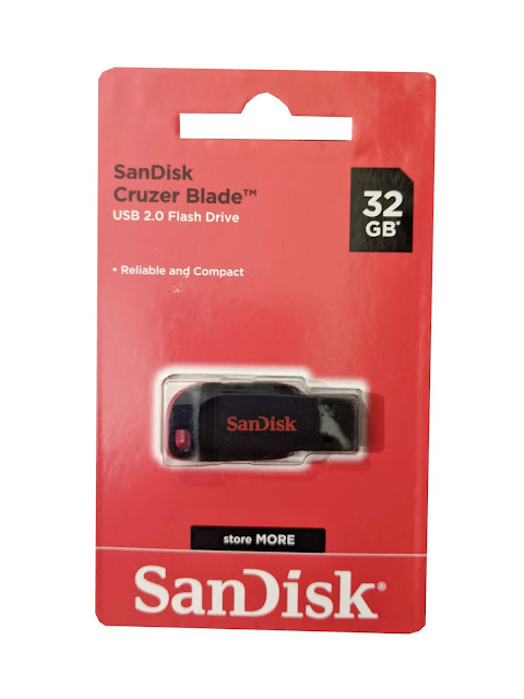 Sandisk Cruzer Blade USB Flash Drive Easy Reliable Storage Solution 32GB USB 2.0 Pen Drive