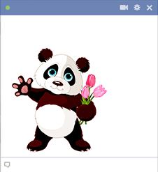 Panda and Bouquet