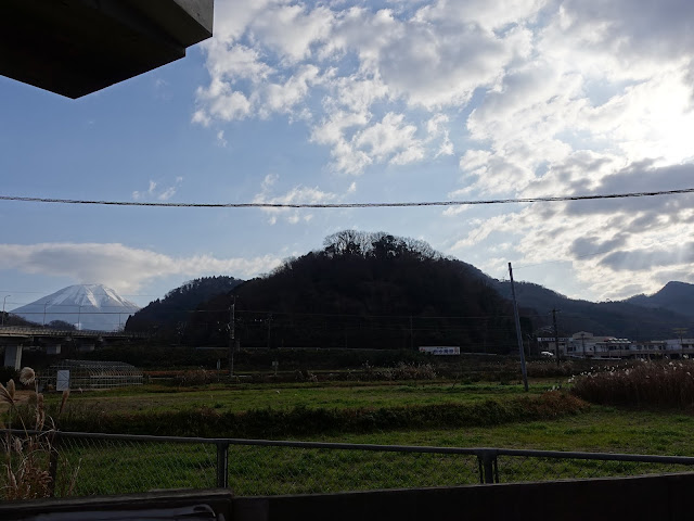 鳥取県道181号湖山停車場布勢線　大山の眺望