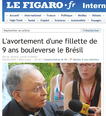 Le Figaro, Paris, 9 de março de 2009