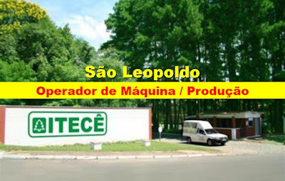 Indústria abre vaga para Operador de Máquinas / Produção em São Leopoldo