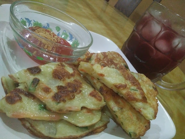 spicy korean pancake