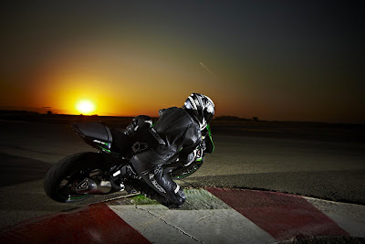 2010 Kawasaki Ninja ZX-6R Rear Angle View