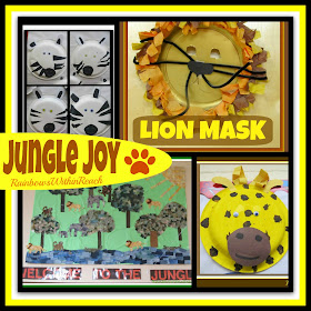 photo of: Jungle Animal Art Projects for Young Children (RoundUP via RainbowsWithinReach)