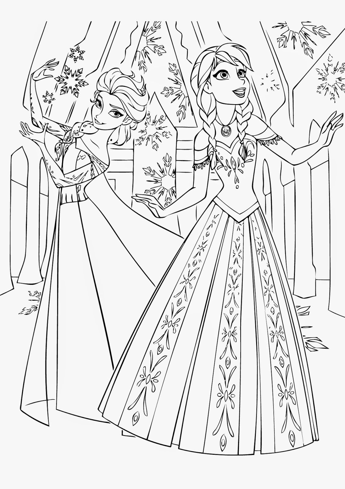 Download Find 16 Awesome Frozen Coloring Pages to Print ~ Instant ...