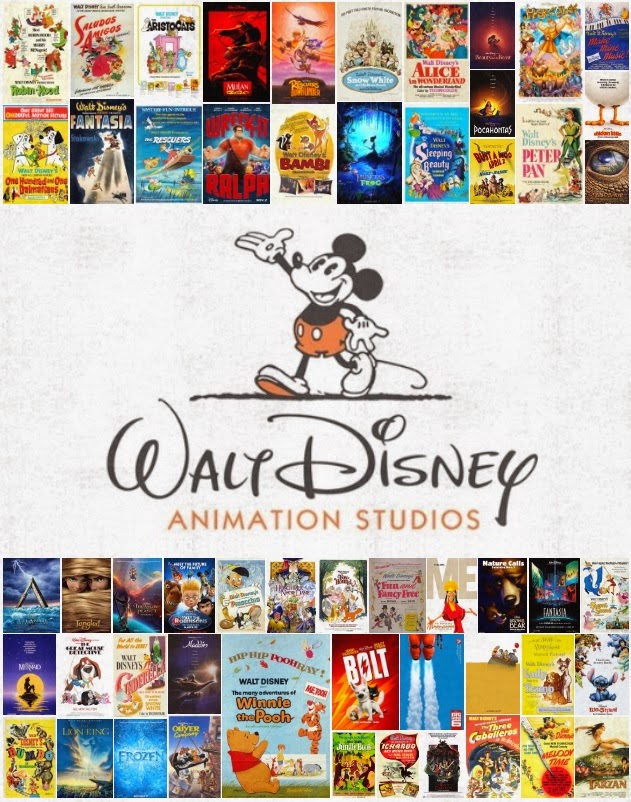 Disney Avenue: All 54 Walt Disney Animation Movie Posters