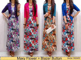 Maxi Flower + Blazer fit to L