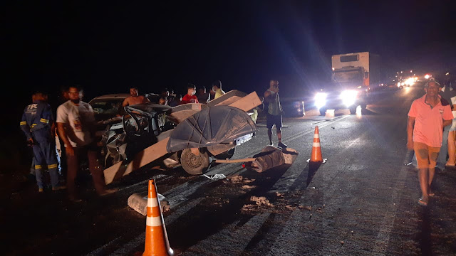 Jacobina: Grave acidente  entre veículos deixa vítima presa às ferragens próximo ao Distrito de  Novo Paraíso 