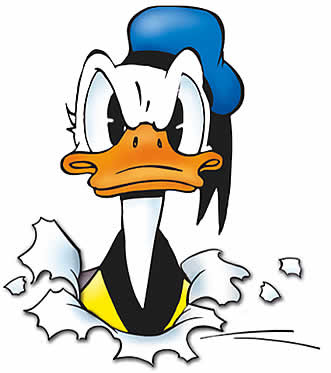 donald duck face