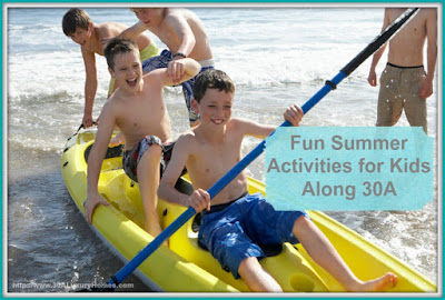 Let the kids enjoy their summer break with fun activities near homes along 30A.