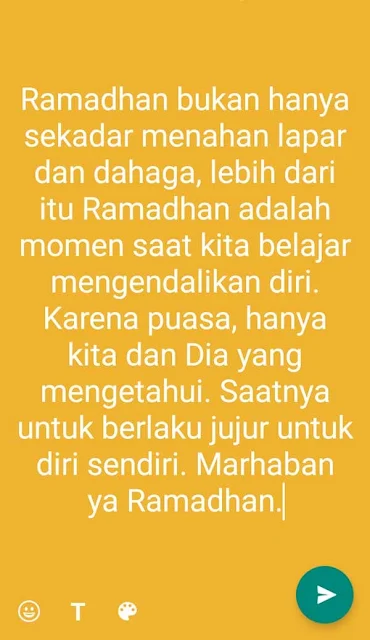 contoh ucapan ramadhan terbaru